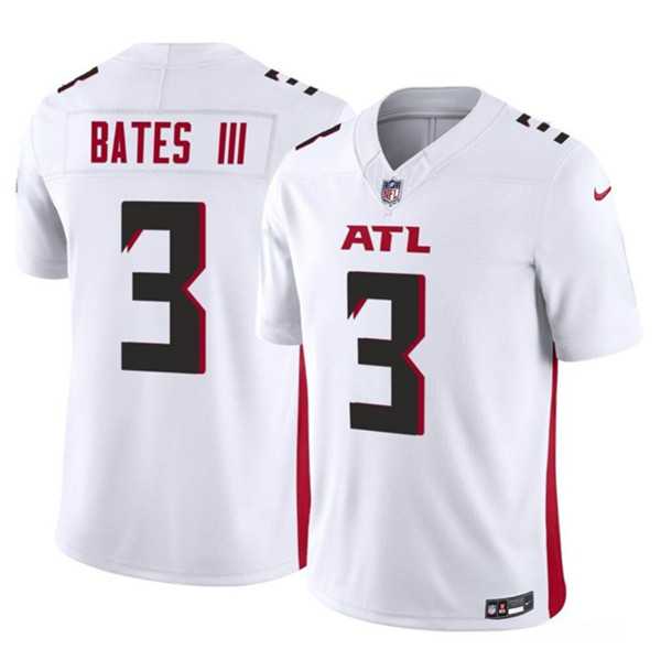 Men & Women & Youth Atlanta Falcons #3 Jessie Bates III White 2023 F.U.S.E. Vapor Untouchable Limited Football Stitched Jersey